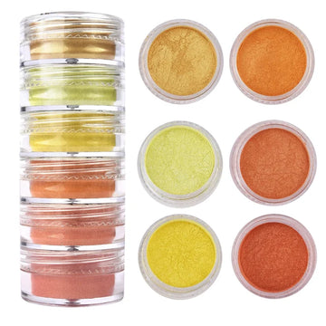 6 SHADE PEARL MICA POWDER (G) 123007