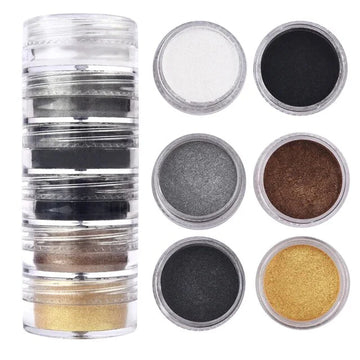 6 SHADE PEARL MICA POWDER (H) 123008