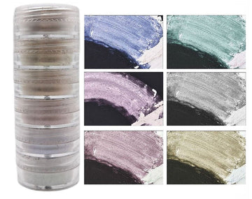 6 SHADE PEARL MICA POWDER (K) 123011