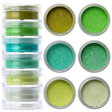 6 SHADE PEARL MICA POWDER (P) 123036