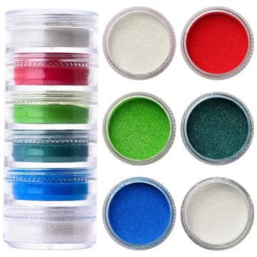 6 SHADE PEARL MICA POWDER (Q) 123037