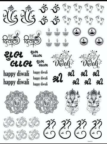 DIWALI 02 RESIN STICKER