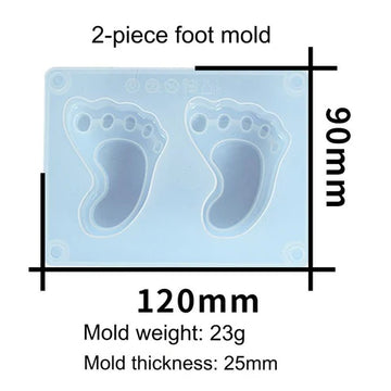 2 Cavity Foot Mould SM0628
