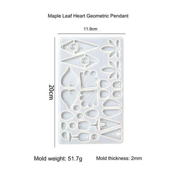 30 Cavity Jewellery & Keychain Mould SM0439