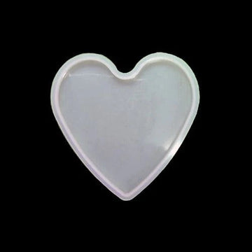 4.5" Heart Coaster Mould URP243RM