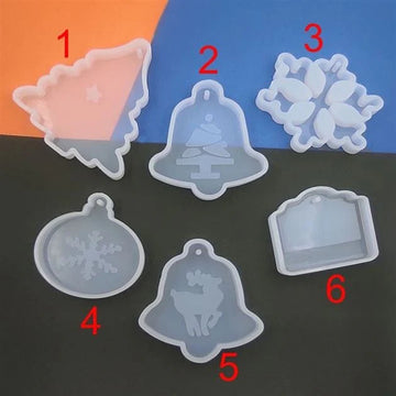 6 In 1 Christmas Keychain & Decoration Mould URP229-RM