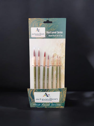NEXT LEVEL SERIES ROUND BRUSH SET OF 7
