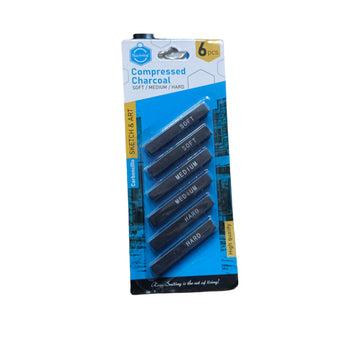 COMPRESSED CHARCAL SET OF 6