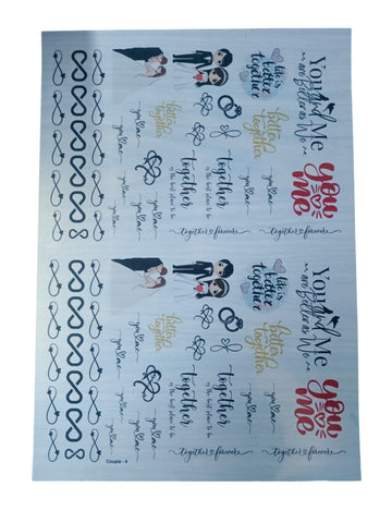 RESIN INSERT SHEET COUPLE 4