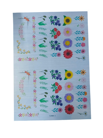 RESIN INSERT SHEET FLOWER 3