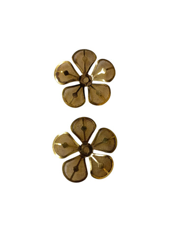 RESIN FLOWER METAL SMALL