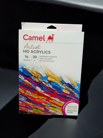 CAMEL HD ACRYLICS 14 SHADES 20 ML