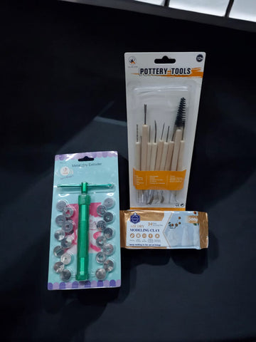 CALY 500 GRM WHITE AND CLAY TOOL COMBO 5