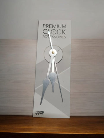 PREMIUM CLOCK NIDDLE SILVER