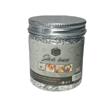 KS 3GRM SILVER FLAKES FOR RESIN AND DECORATION ART