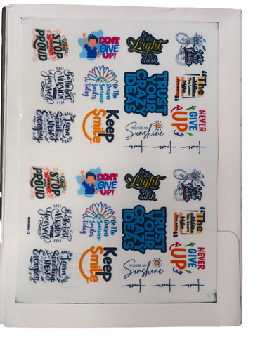 MOTIVATION 2 RESIN INSERT SHEET