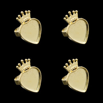 Gold Ring Bezels RB010