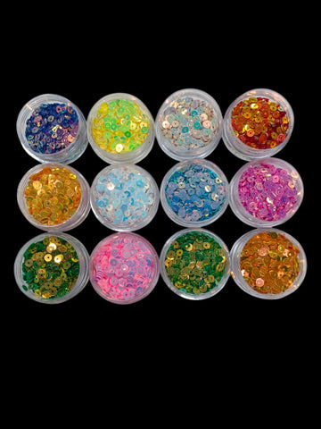 RESIN SEQUENCE ROUND SAVE SET OF 12 PCS
