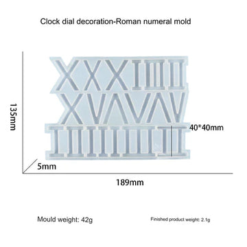 Roman Number For Clock Dial Mould SM0636