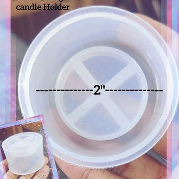2" ROUND SHAPE - TEALIGHT CANDLE HOLDER MOLD - URP156-RM