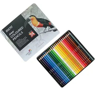 BR 24 COLOR PENCIL IN TIN PACK