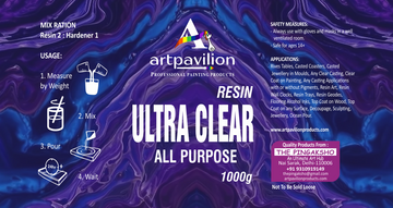 AP 2:1 ULTRA CLEAR RESIN AND HARDNER 1000G + 500G = 1.5KG