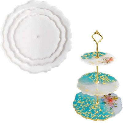 3PC CAKE STAND MOLD URP116-RM