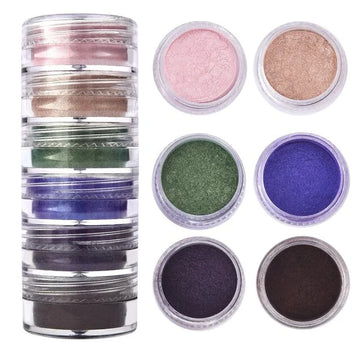 6 SHADE PEARL MICA POWDER (J) 123010