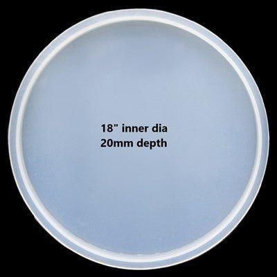 18" x 20MM SILICONE ROUND TRAY MOLD - URP134-RM