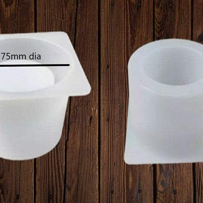 3" X 3" ROUND PLANTER MOLD - URP143-RM