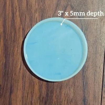 3" Round Coaster Mould - URP178- RM