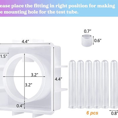 SQUARE SHAPE TUBE PLANTER MOLD URP180-RM