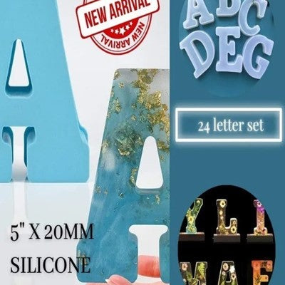 5" ALPHABET SET MOLD (28LETTER) - URP183-RM