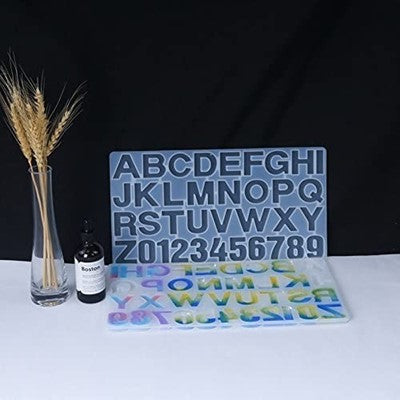 Front Pouring Alphabet Without Hole Mould URP202RM