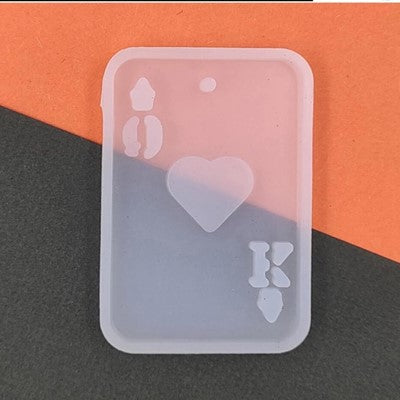 HEART KEYCHAIN RECTANGLE SILICON MOLD URP 235 RM