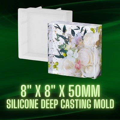 8" X 8" Square 50Mm Deep Casting Mould URP245-RM