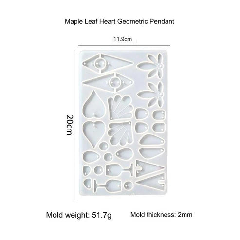 30 Cavity Jewellery & Keychain Mould SM0439