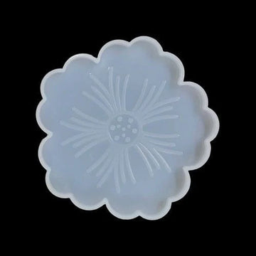 4.7" Sakura Flower Coaster Mould - URP105