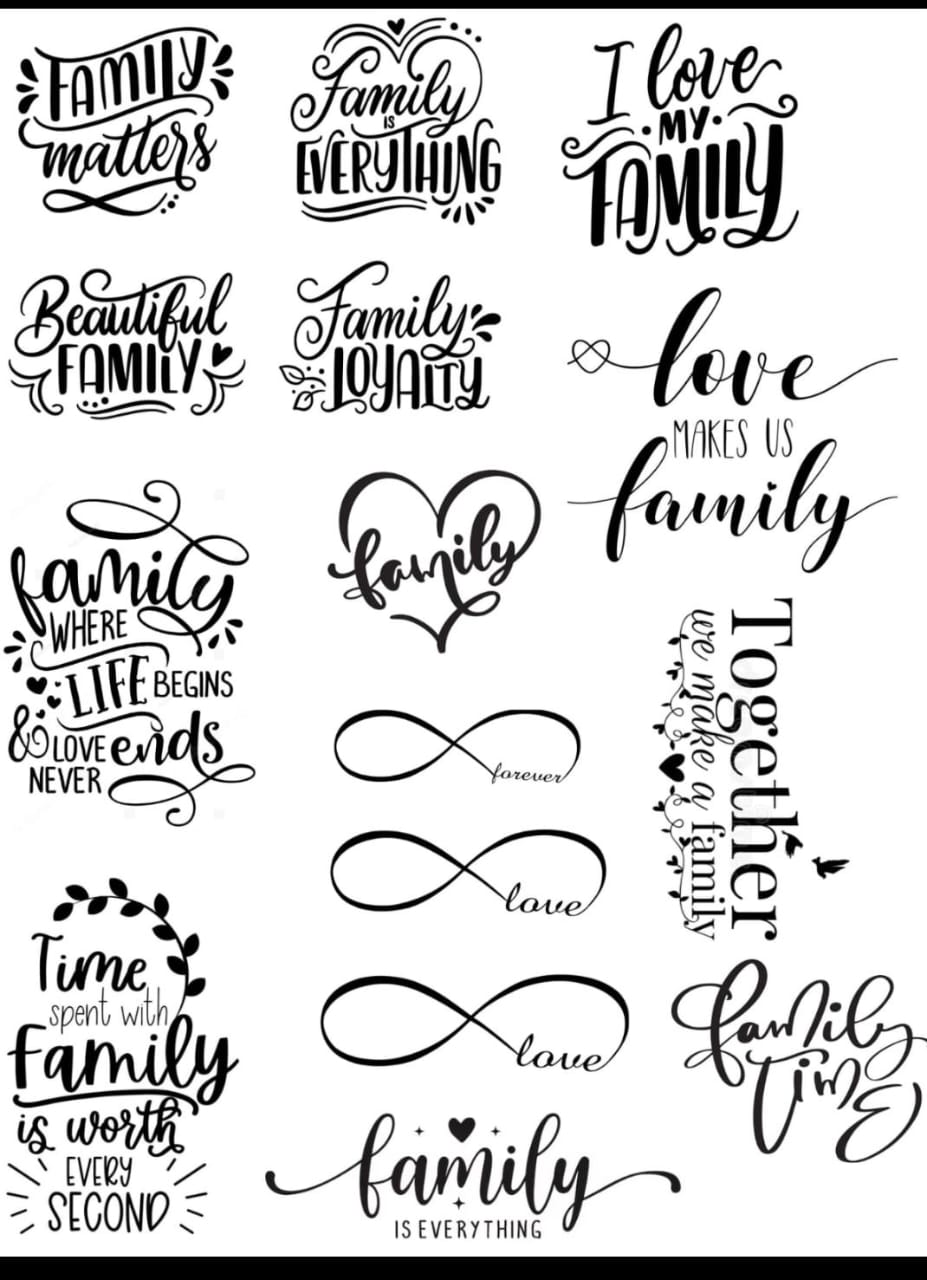 FAMILY 01 RESIN STICKER