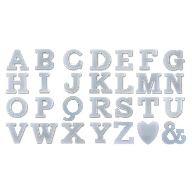 5" ALPHABET SET MOLD (28LETTER) - URP183-RM