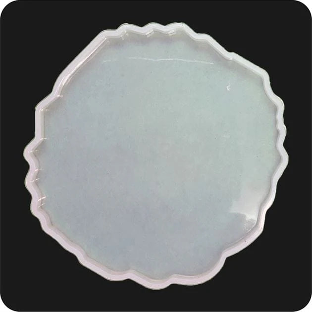 6" Round Agate Coaster Mould - URP194-RM