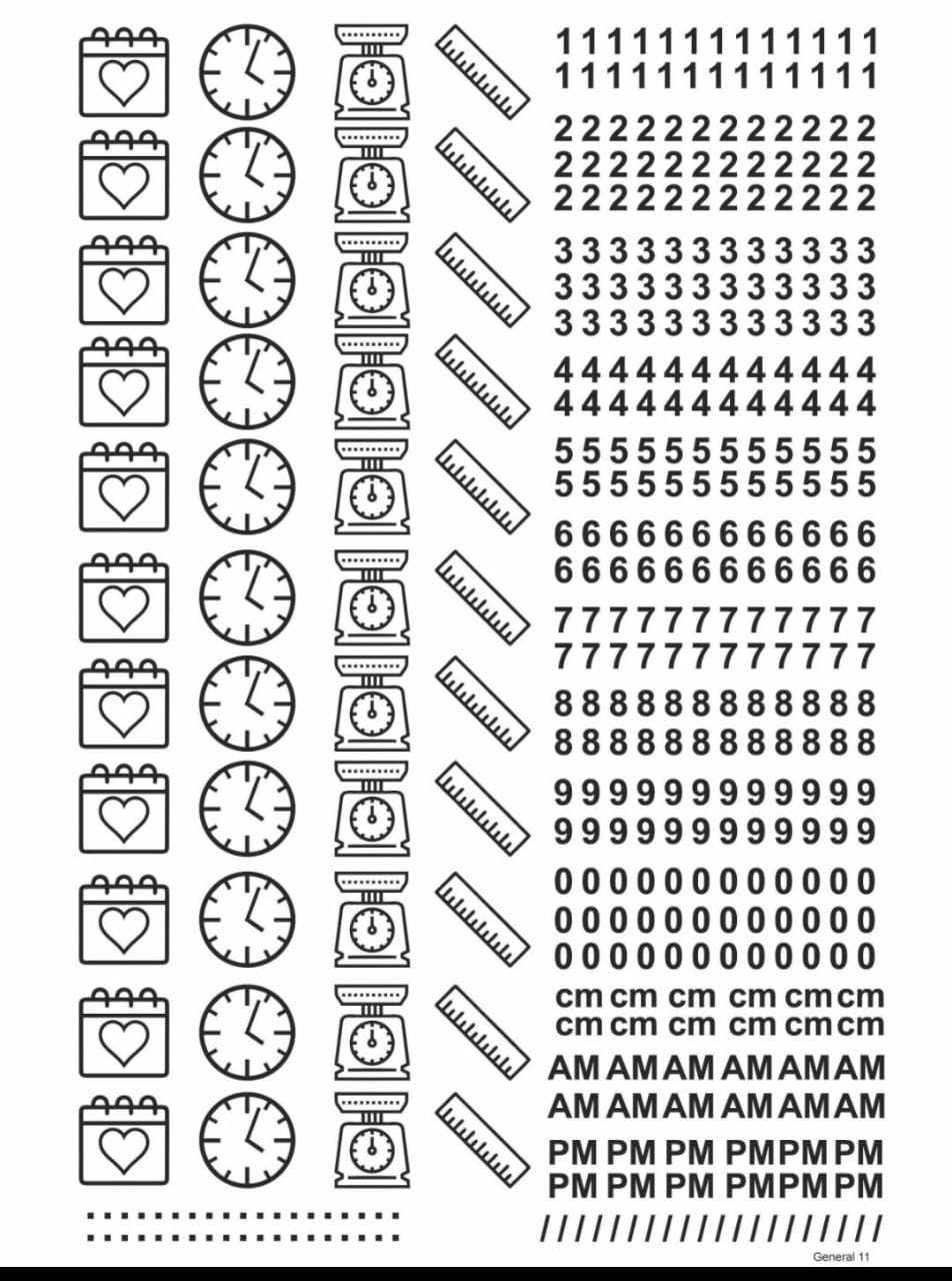 GENERAL 11  RESIN STICKER