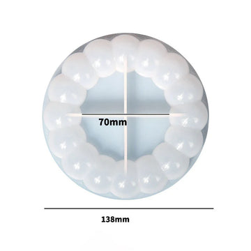 5.5" BUBBLE EDGE COASTER MOULD 84305/SM0281