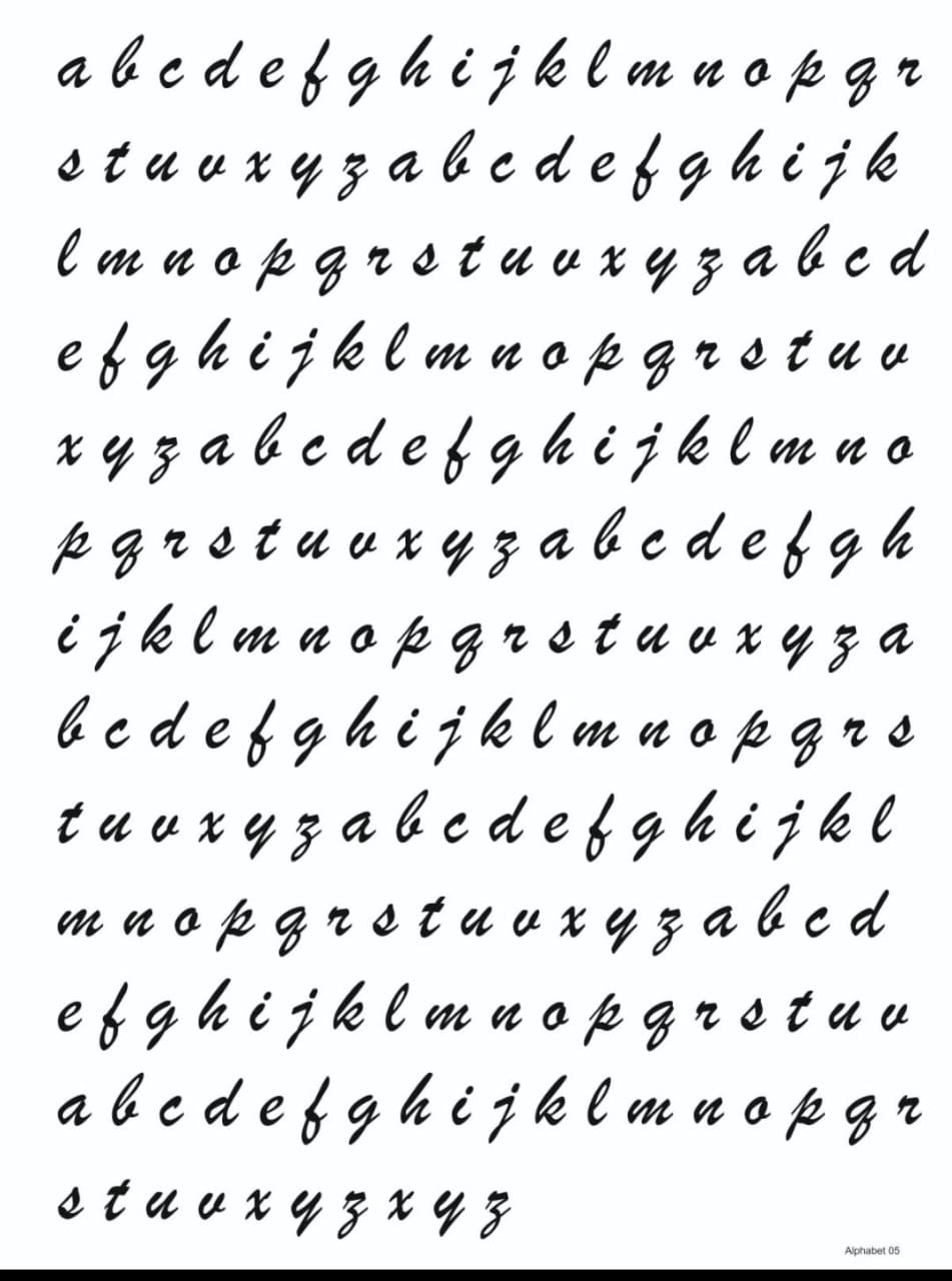 ALPHABET 05 RESIN STICKER