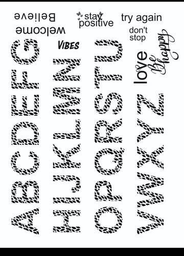ALPHABET 02 RESIN STICKER