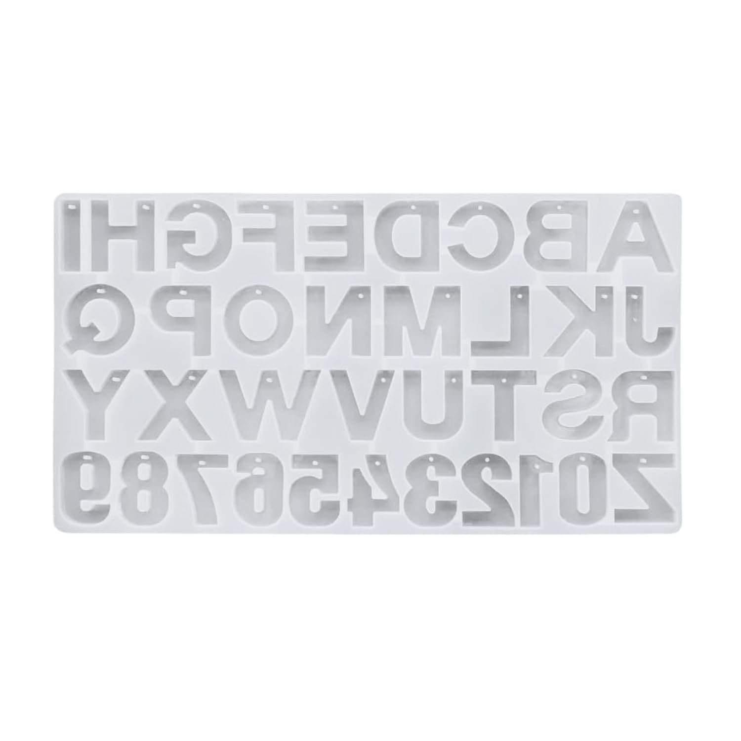 FRONT FACE - WITH HOLE - ALPHABET MOLD URP196RM
