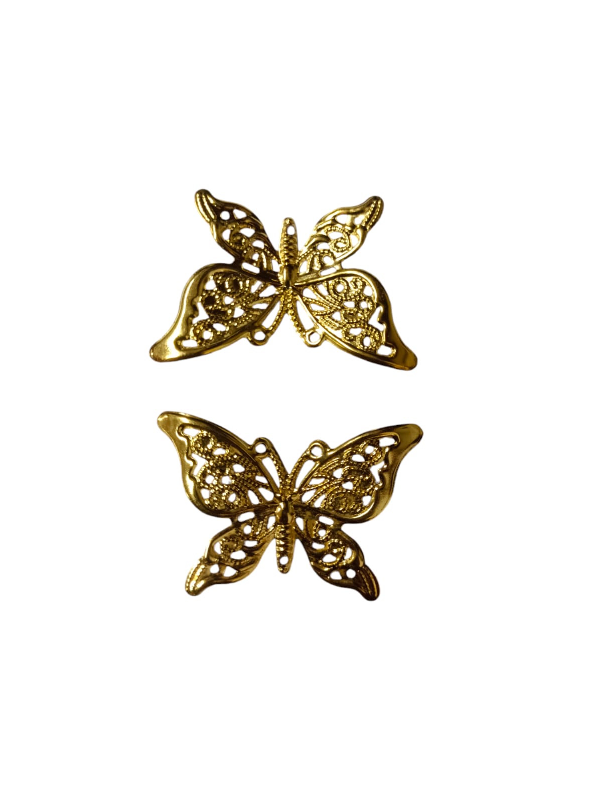 RESIN BUTTERFLY GOLDEN METAL