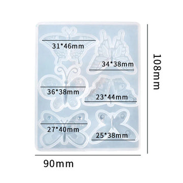 6 CAVITY 3D BUTTERFLY MOULD SM0288