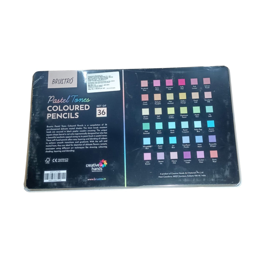 PASTEL TOMES COLOURED PENCILS