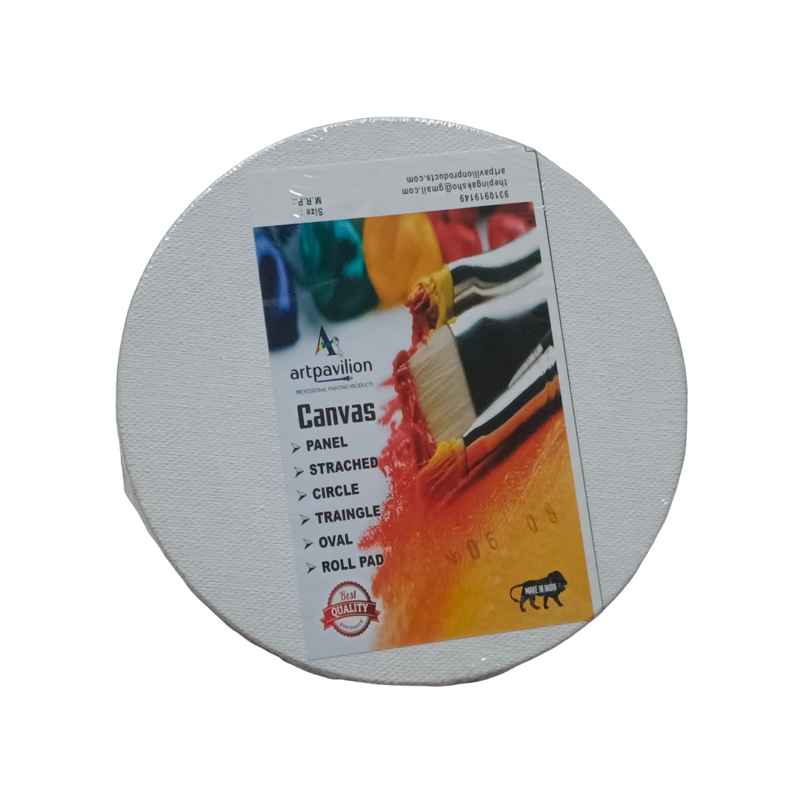 CANVAS CIRCLE FRAME 6X6